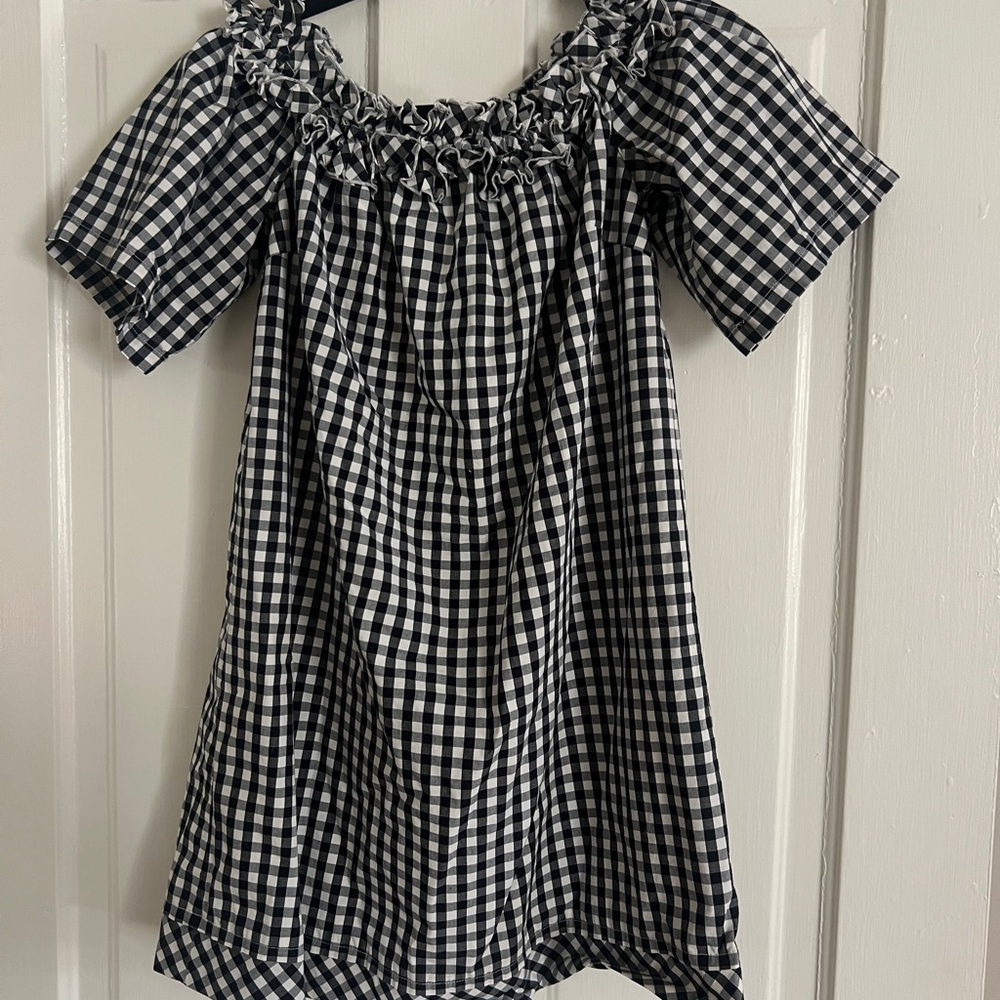 Vineyard Vines Classic Black and White Checkered Dress